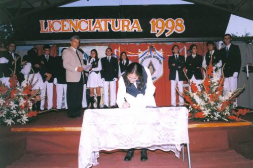 Licenciatura 4º año Medio 1998